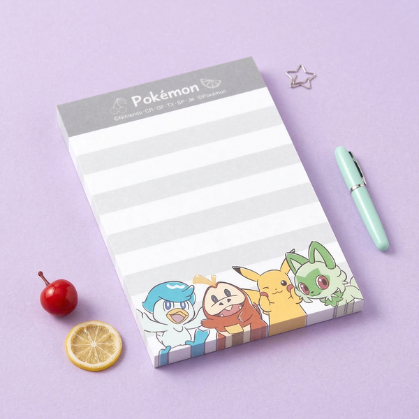 Pokemon Pocket Monsters Memo Pad - Limited Edition - White