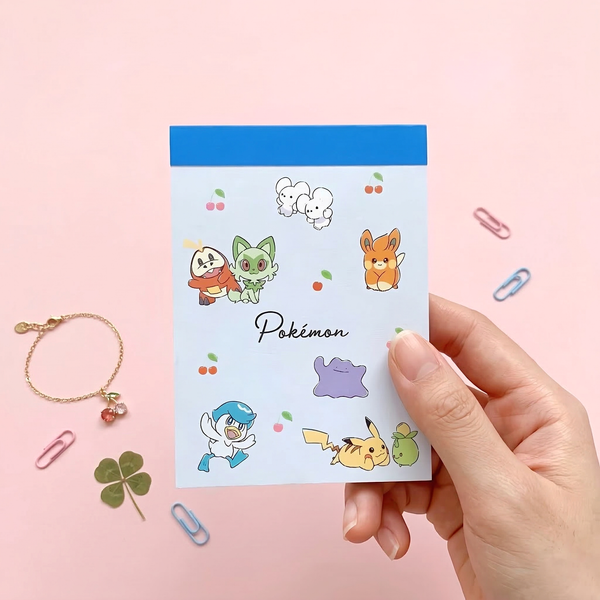 Pokemon Pocket Monsters Memo Pad - Limited Edition - Blue