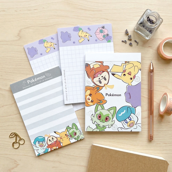 Pokemon Pocket Monsters Memo Pad - Limited Edition - White