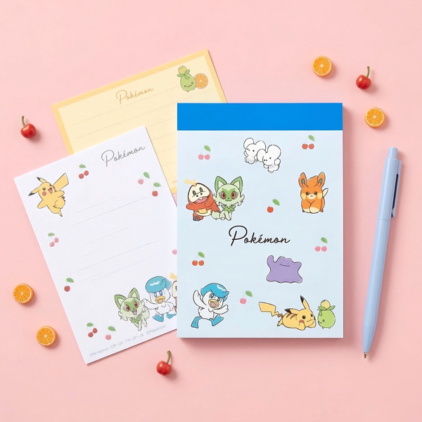 Pokemon Pocket Monsters Memo Pad - Limited Edition - Blue