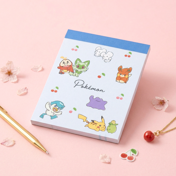 Pokemon Pocket Monsters Memo Pad - Limited Edition - Blue