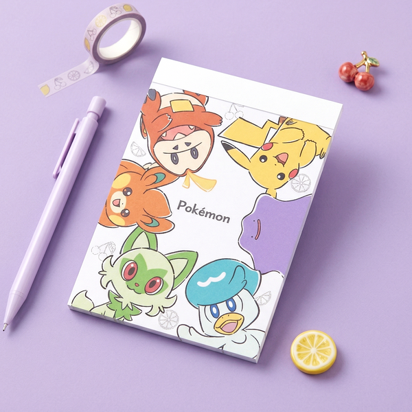 Pokemon Pocket Monsters Memo Pad - Limited Edition - White