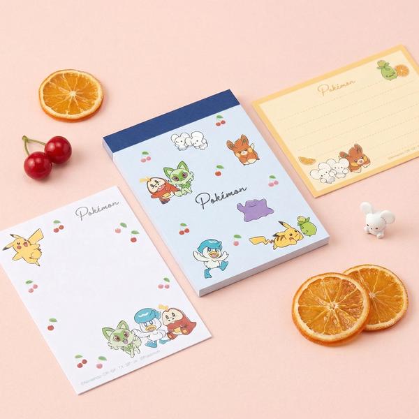 Pokemon Pocket Monsters Memo Pad - Limited Edition - Blue