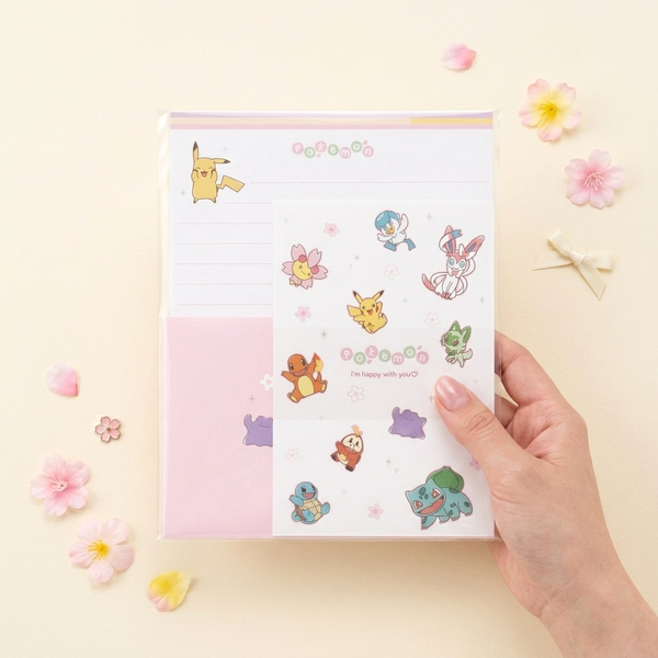 Pokémon Sakura Bloom Letter Set - Limited Edition - Petal Scatter