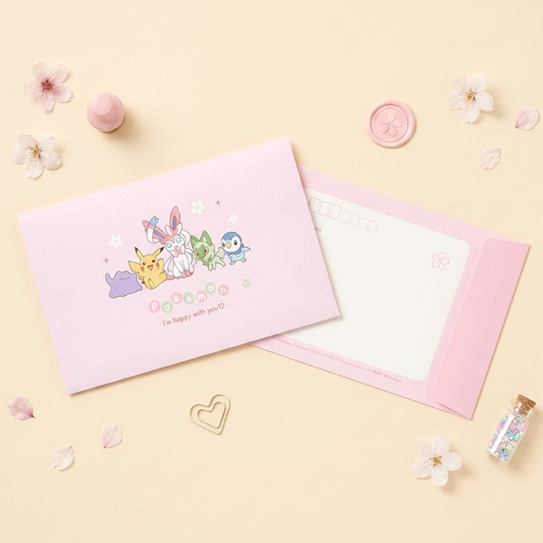 Pokémon Sakura Bloom Letter Set - Limited Edition - Petal Scatter