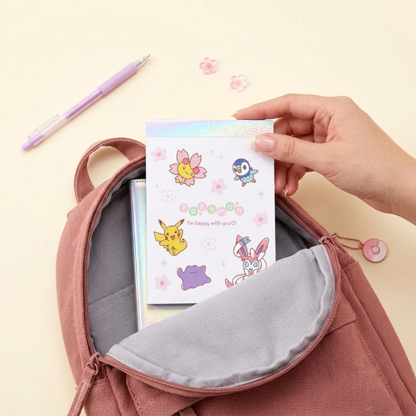 Pokémon Sakura Bloom Memo Pad - Limited Edition - Petal Scatter