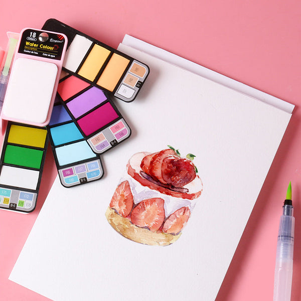 Portable Watercolor Paint Set