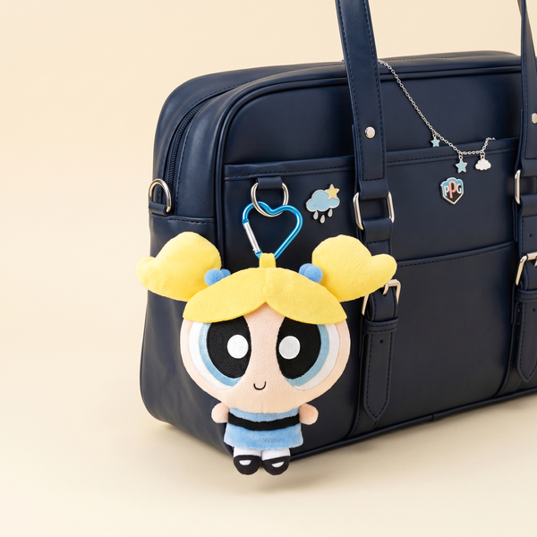 Powerpuff Girls Plush Pouch - Mini Bag with Zip Pocket