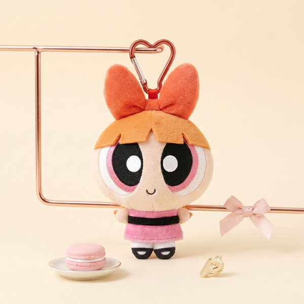 Powerpuff Girls Plush Pouch - Mini Bag with Zip Pocket