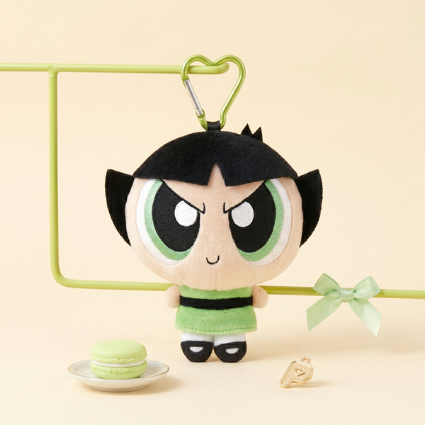 Powerpuff Girls Plush Pouch - Mini Bag with Zip Pocket