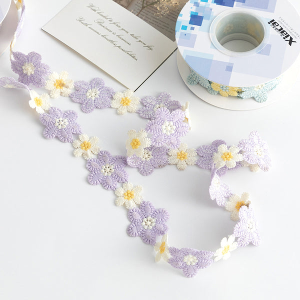 Retro Flowers Decorative Lace For Scrapbooking - Large Roll