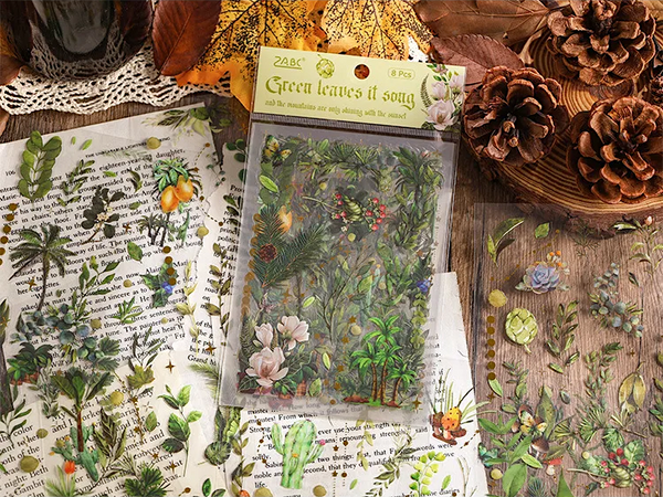 Seasonal Splendor Stickers - Set of 8 Sheets