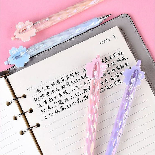 Sakura Swirl Click Pens
