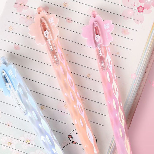 Sakura Swirl Click Pens