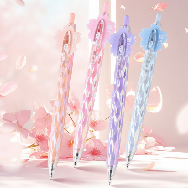 Sakura Swirl Click Pens