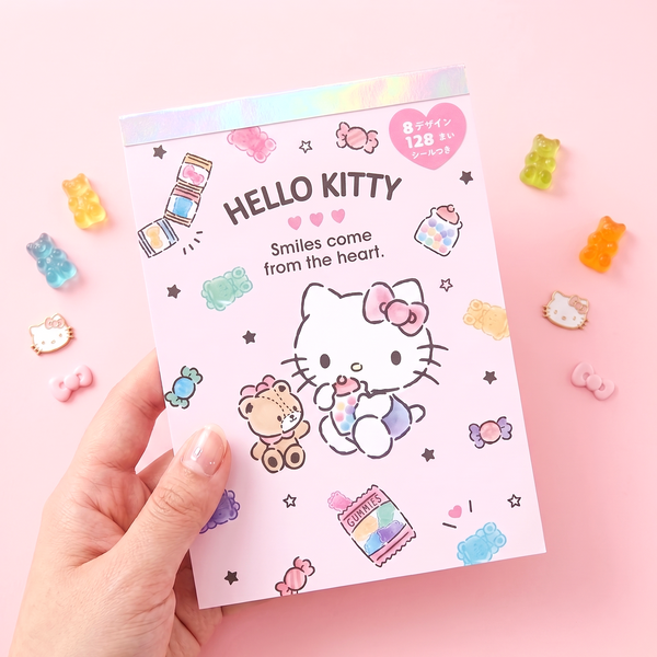 Sanrio Memo Pad Set – 128 Sheets + Sticker Sheet (Extra Large)