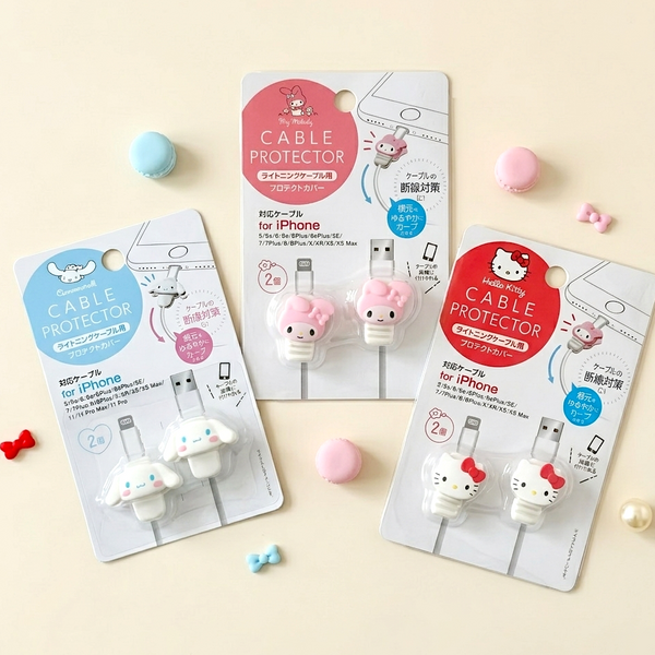 Sanrio Characters Cable Protector - Pack of 2