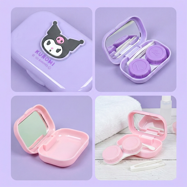 Sanrio Characters Contact Lens Case With Mirror