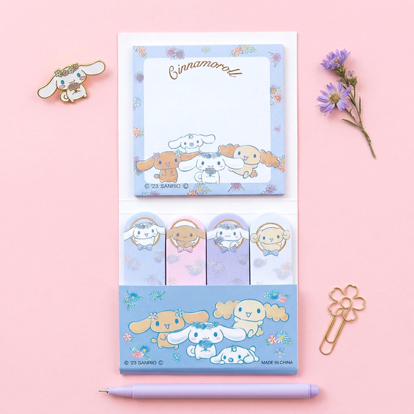 Sanrio Characters Large Sticky Notes Set - Sweet Life