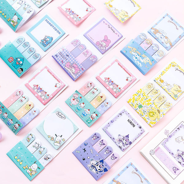 Sanrio Characters Large Sticky Notes Set - Sweet Life