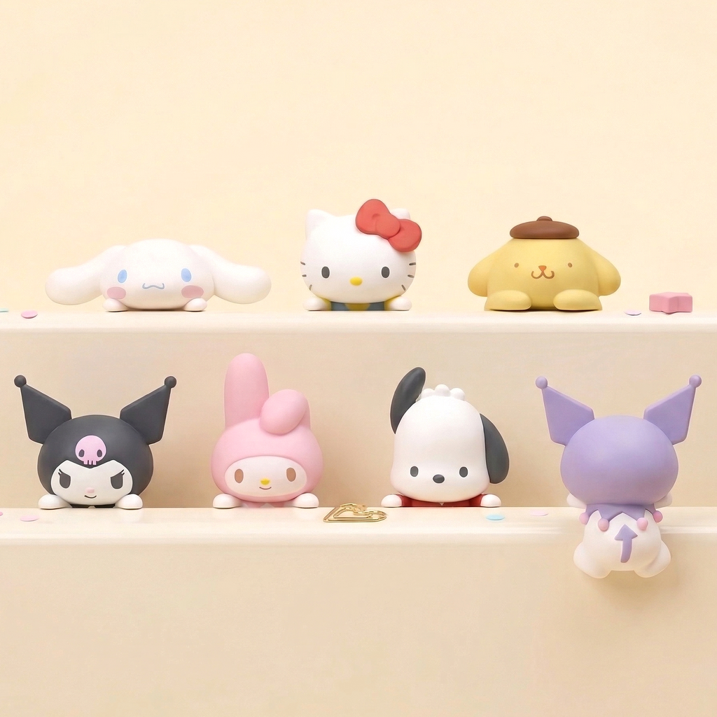 Sanrio Characters Little Hippers Blind Box – Phone & Screen Edge Figures