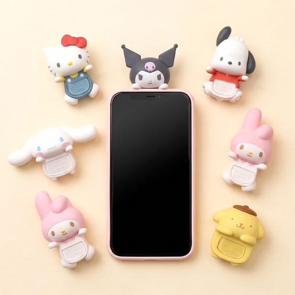 Sanrio Characters Little Hippers Blind Box – Phone & Screen Edge Figures