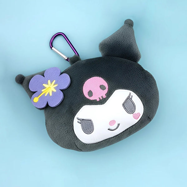 Sanrio Characters Plush Clip-On Pouch