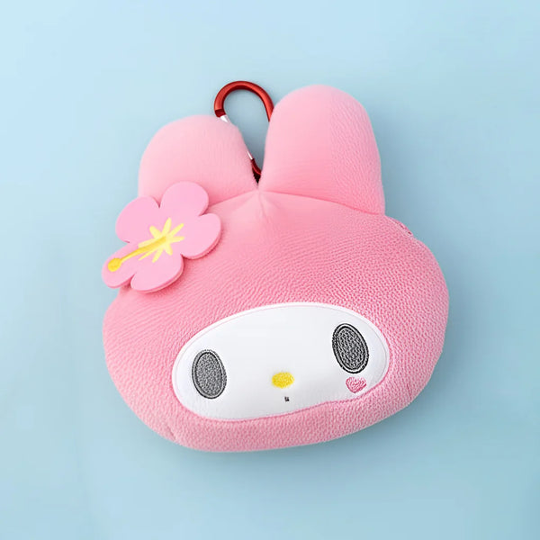 Sanrio Characters Plush Clip-On Pouch