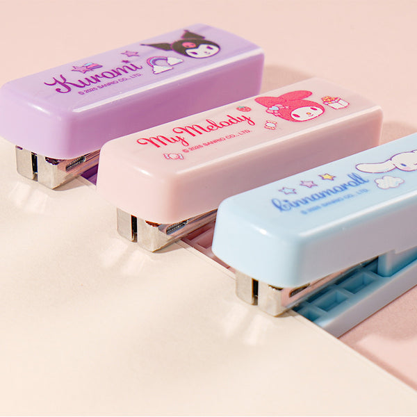 Sanrio Character Stapler with Charm + 100 Refills Set