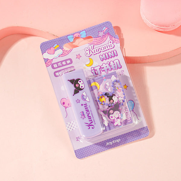 Sanrio Character Stapler with Charm + 100 Refills Set