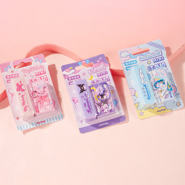 Sanrio Character Stapler with Charm + 100 Refills Set