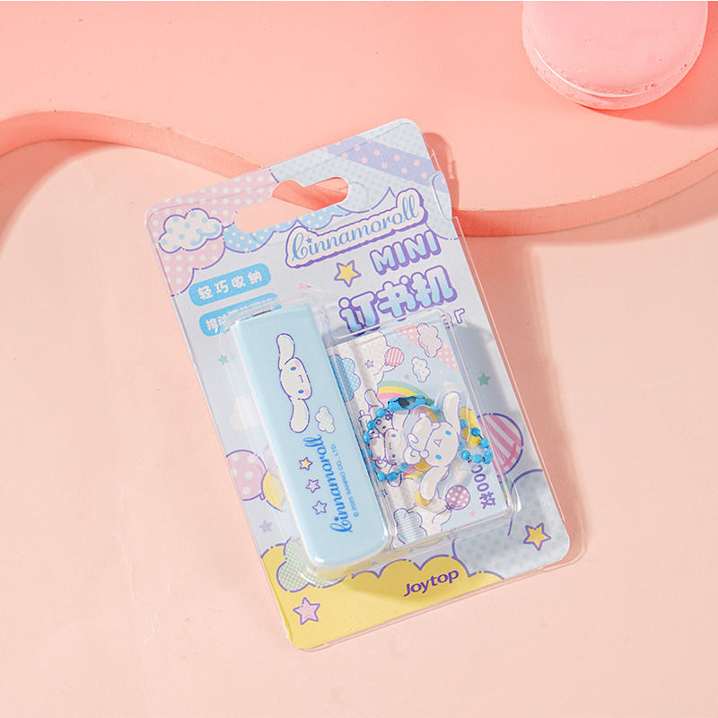 Sanrio Character Stapler with Charm + 100 Refills Set