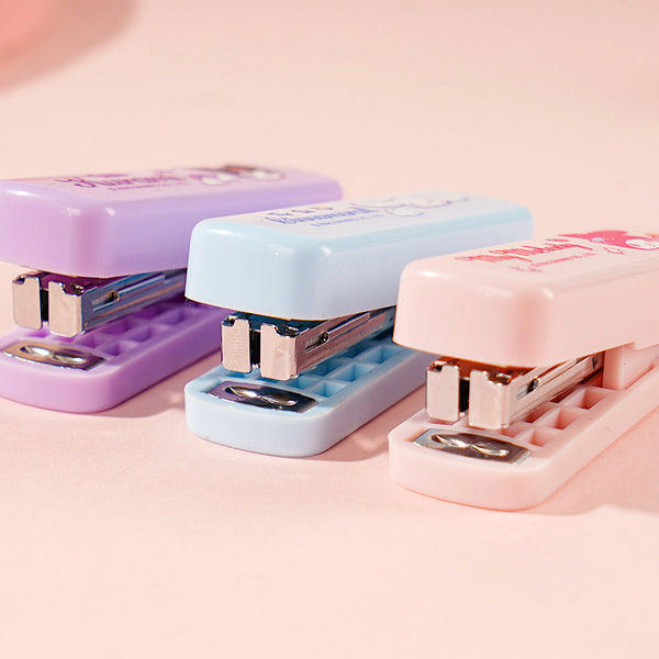 Sanrio Character Stapler with Charm + 100 Refills Set