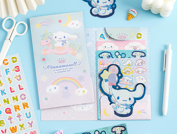 Sanrio Characters Sticker Set - 8 Sheets (5 Types)