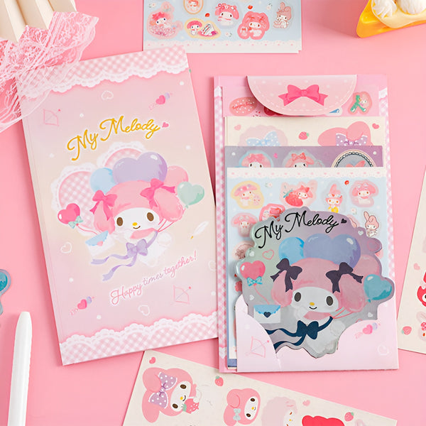 Sanrio Characters Sticker Set - 8 Sheets (5 Types)