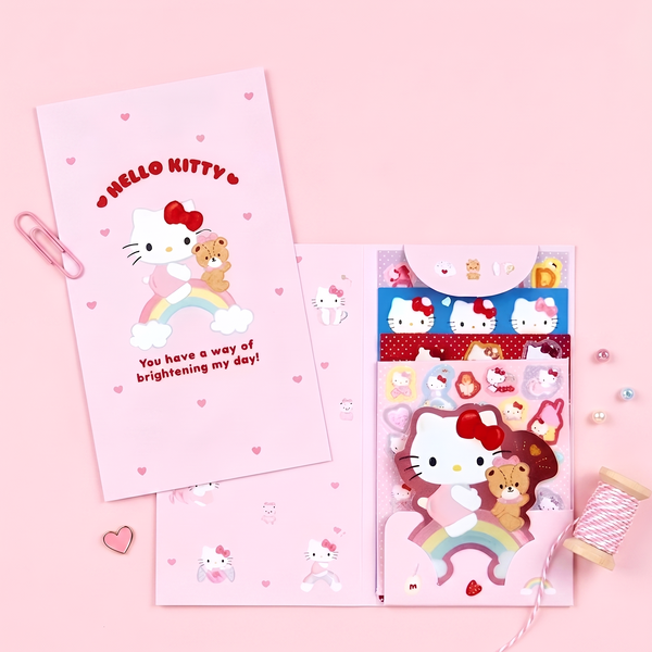 Sanrio Characters Sticker Set - 8 Sheets (5 Types)