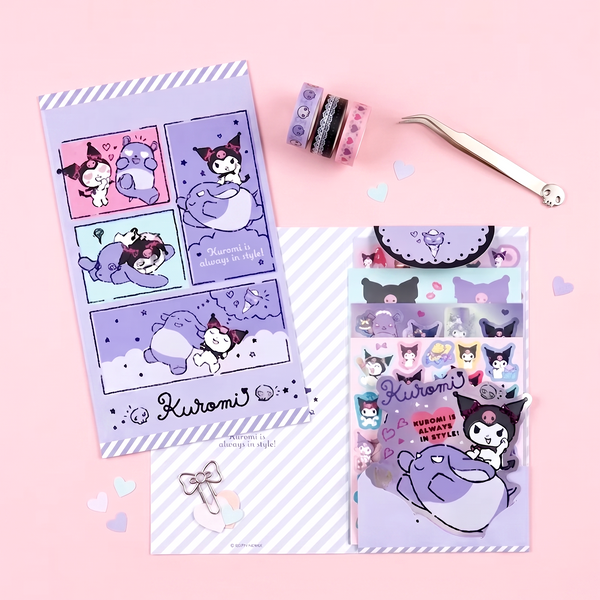 Sanrio Characters Sticker Set - 8 Sheets (5 Types)