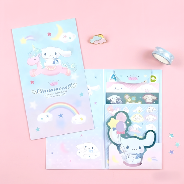 Sanrio Characters Sticker Set - 8 Sheets (5 Types)