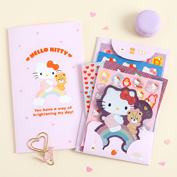 Sanrio Characters Sticker Set - 8 Sheets (5 Types)