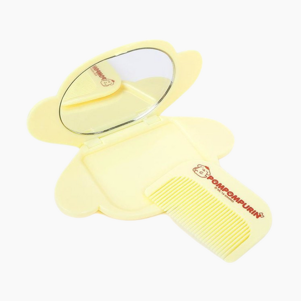 Sanrio Compact Mirror & Comb Set - Pompompurin