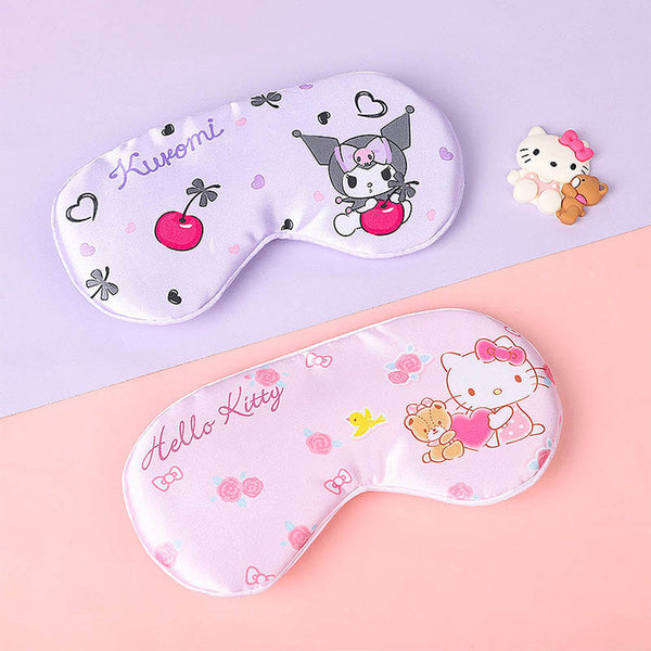 Sanrio Kawaii Bedtime Silk Eye Mask