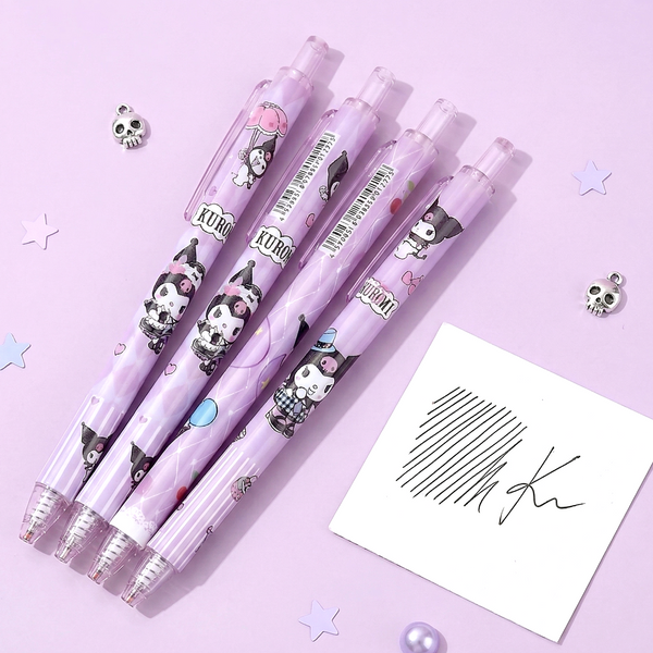 Sanrio Kuromi Gel Pen - Set of 4