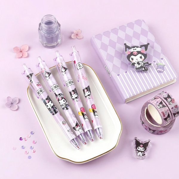 Sanrio Kuromi Gel Pen - Set of 4