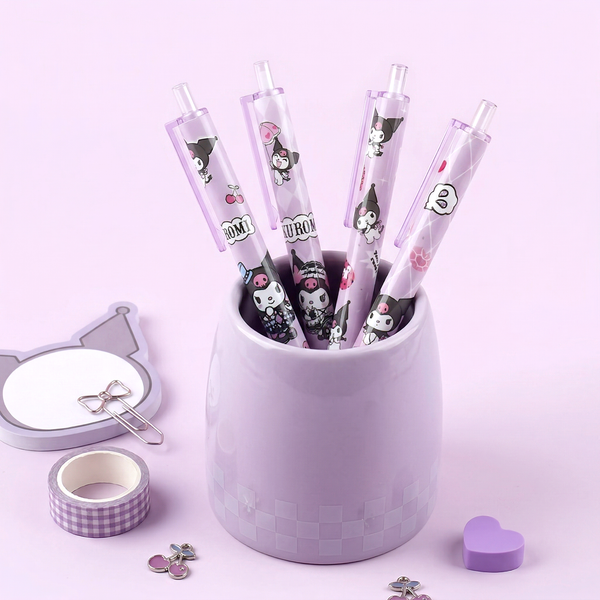 Sanrio Kuromi Gel Pen - Set of 4