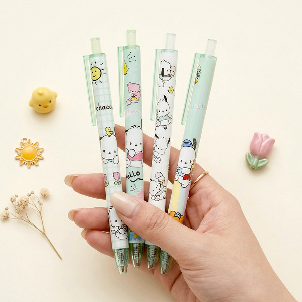 Sanrio Pochacco Gel Pen - Set of 4
