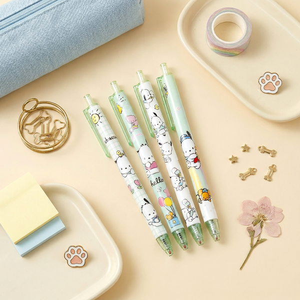 Sanrio Pochacco Gel Pen - Set of 4