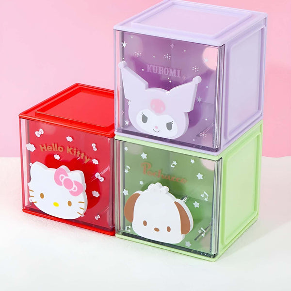 Sanrio Stack & Store Cubes - Clear Drawer Edition