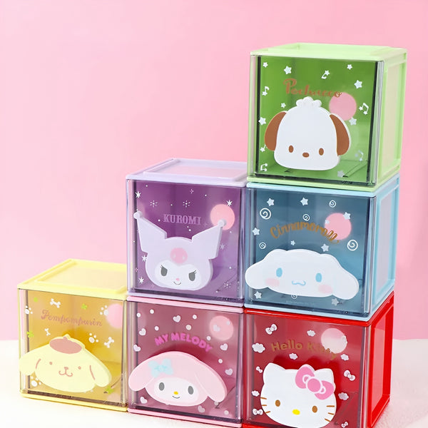 Sanrio Stack & Store Cubes - Clear Drawer Edition