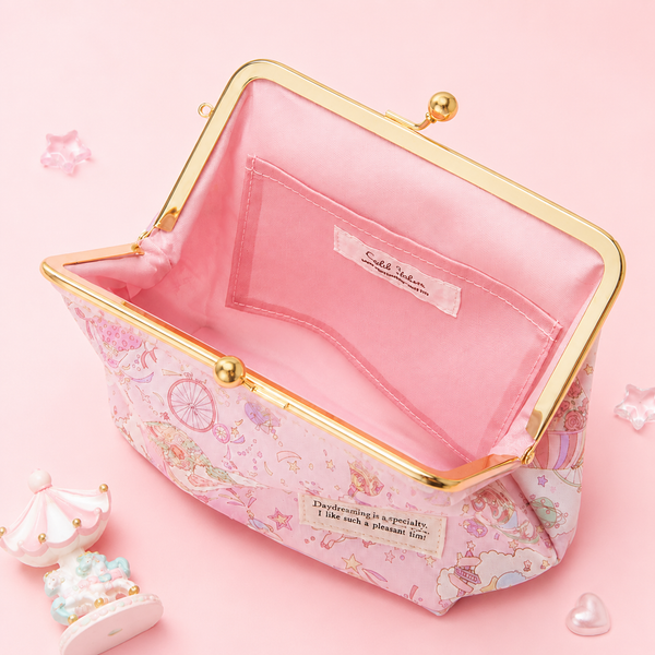 Sanrio x Liberty Fabrics Kiss-Lock Floral Frame Pouch - Limited Edition