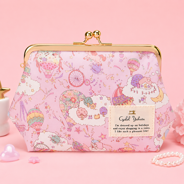 Sanrio x Liberty Fabrics Kiss-Lock Floral Frame Pouch - Limited Edition